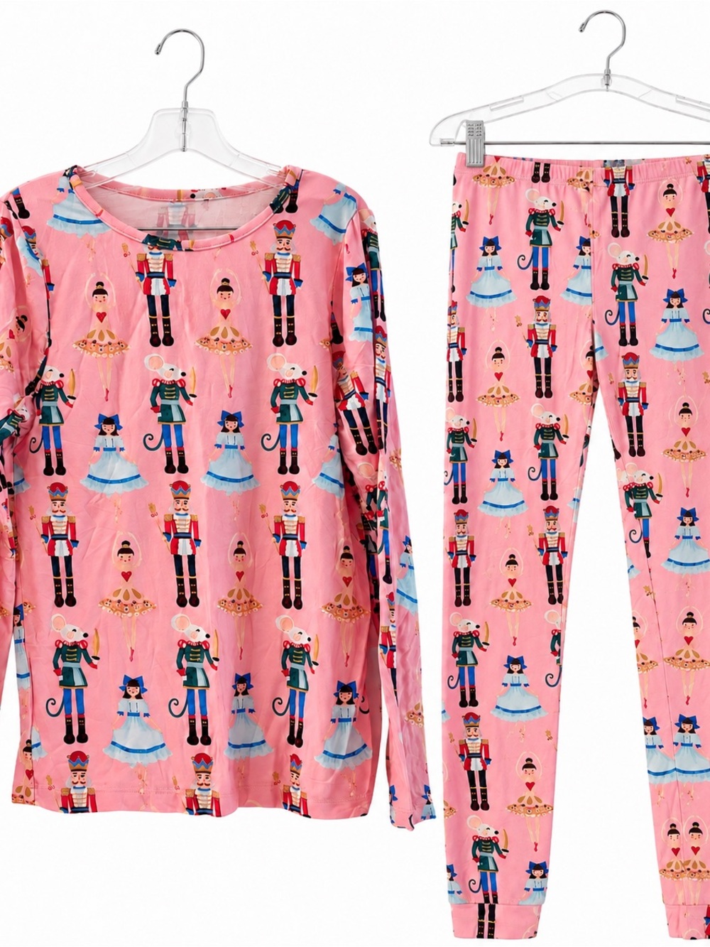 Pink Chicken Nutcracker Ballet Pajama Set Girls Youth 14